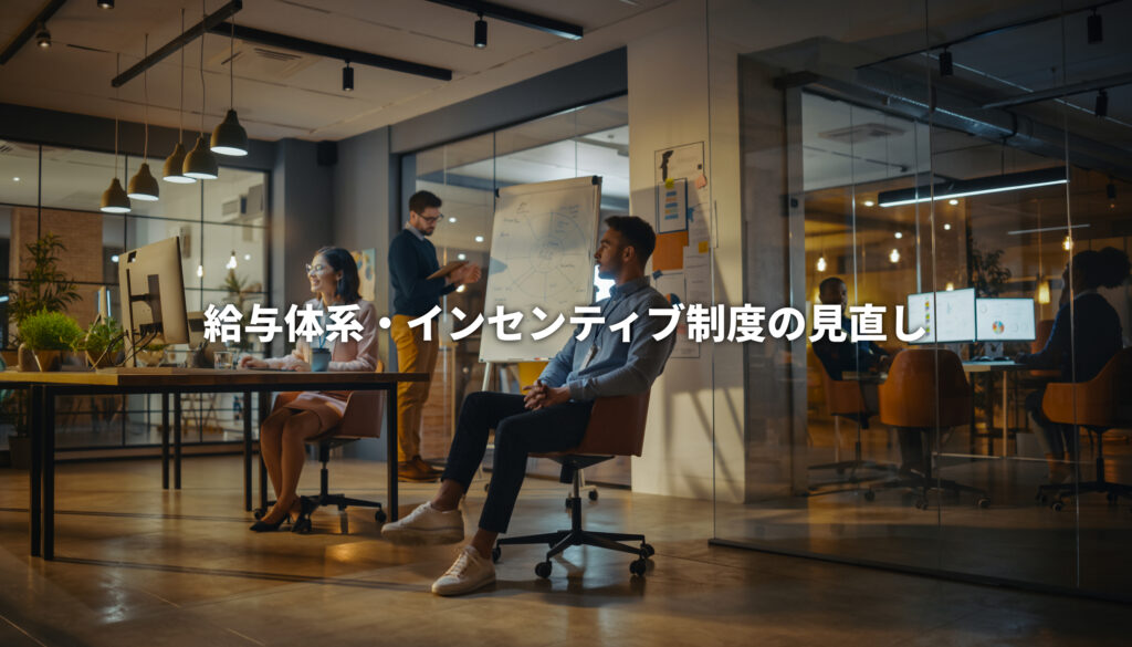 給与体系・インセンティブ制度の見直し