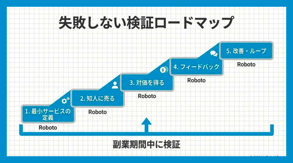 図解:副業で検証する